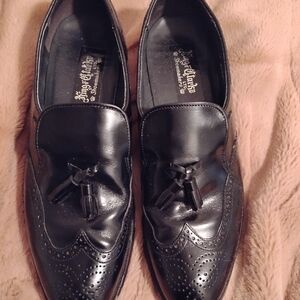 Gently Used Black Leather Men's Loafers Size 12 M
